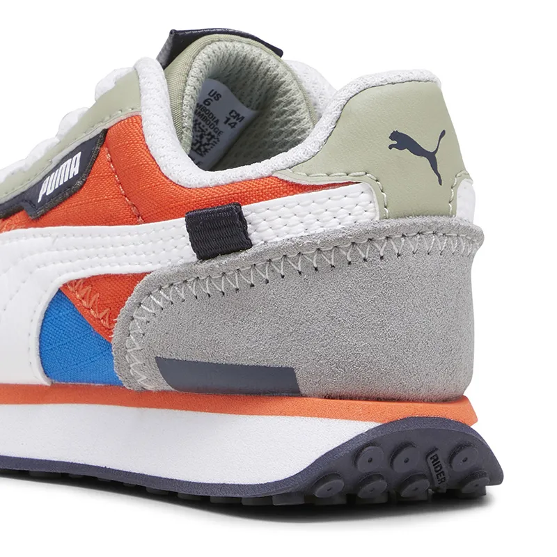 Baskets Bébé Future Rider Puma - Rouge/Bleu/Gris-2