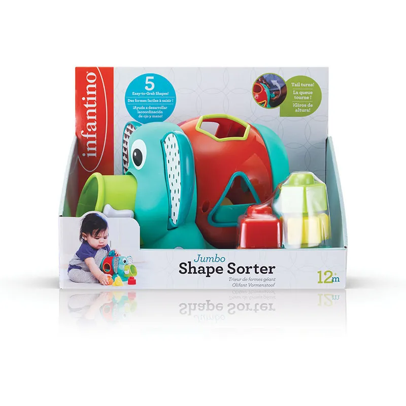 Éléphant trieur de formes - 12m+-1