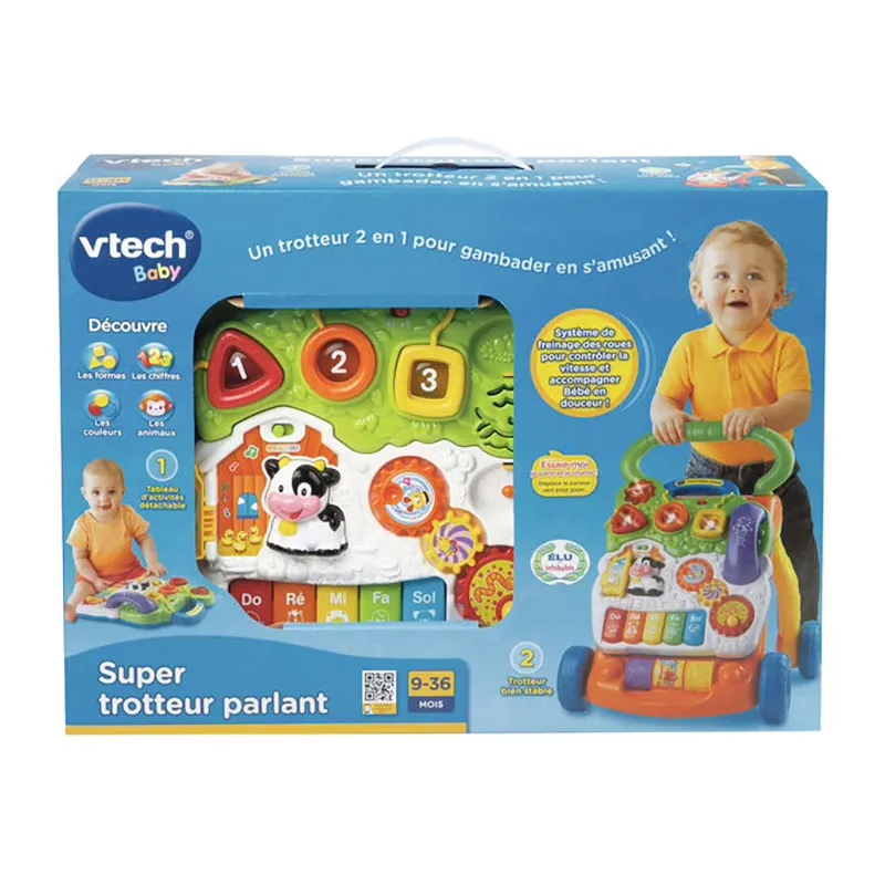 Super trotteur parlant 2en1 Orange - 12m+-3