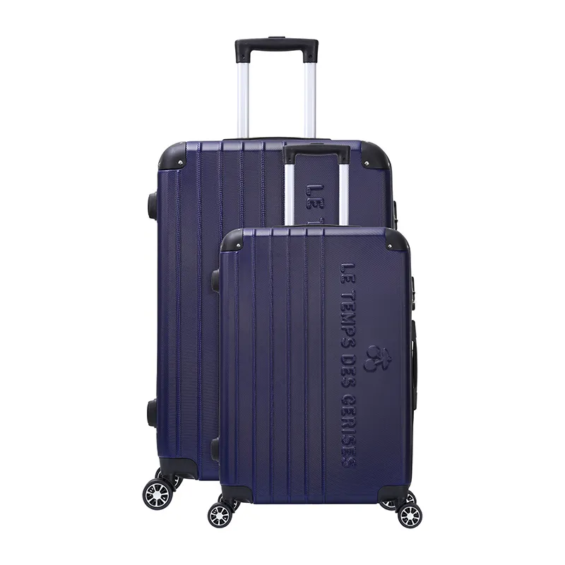 Set de 2 valises Bari 60/70 cm - 56/83L - Navy-0