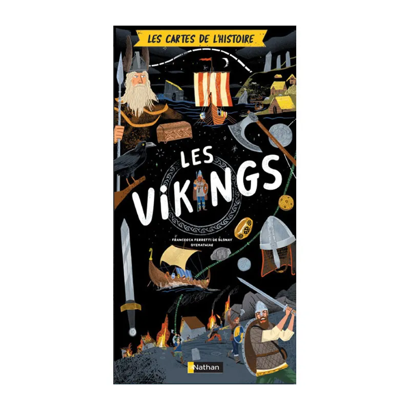Les cartes de l'Histoire Les vikings - 9+-0