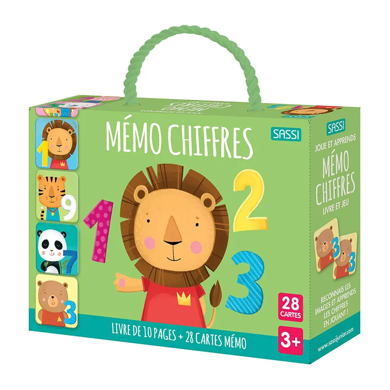 Joue et apprends, Memo chiffres & livre - 36m+-0