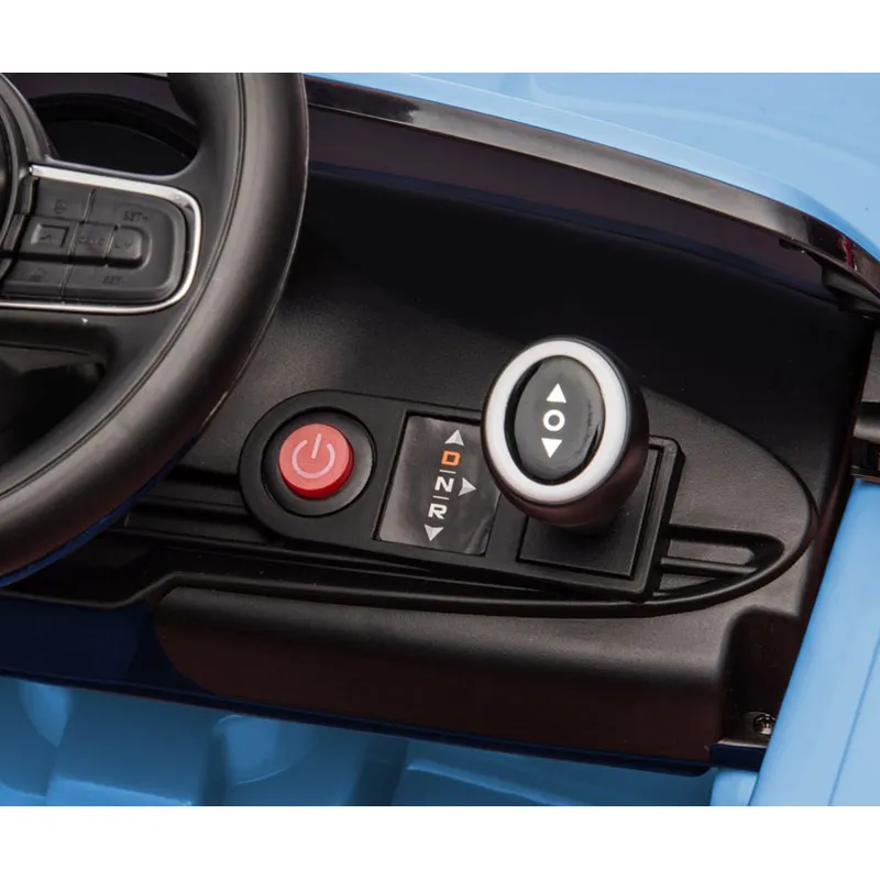 Voiture à batterie Fiat 500e Bleu - 36m+-8