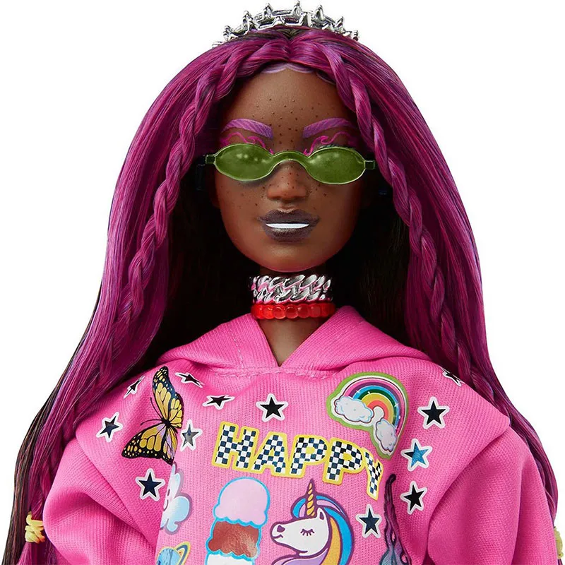 Barbie Extra avec cheveux rose & panda 15pcs - 3+-2