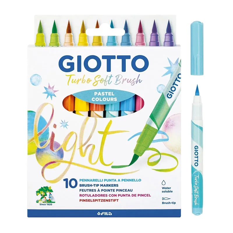 Feutres Turbo soft brush pastel - 10pcs-0