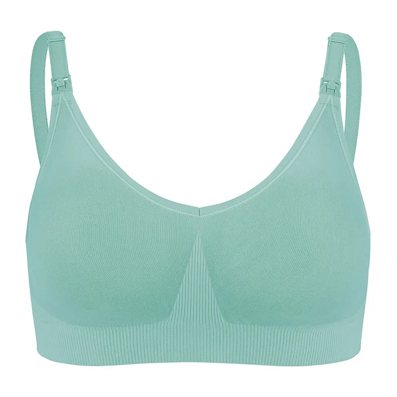 Soutien-gorge d'allait. Durable Body Silk Sans couture Full Cup - Jade - BRAVADO DESIGN-0