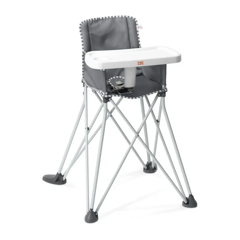 Chaise haute Pop'N'Dine Gris - 6m+-5