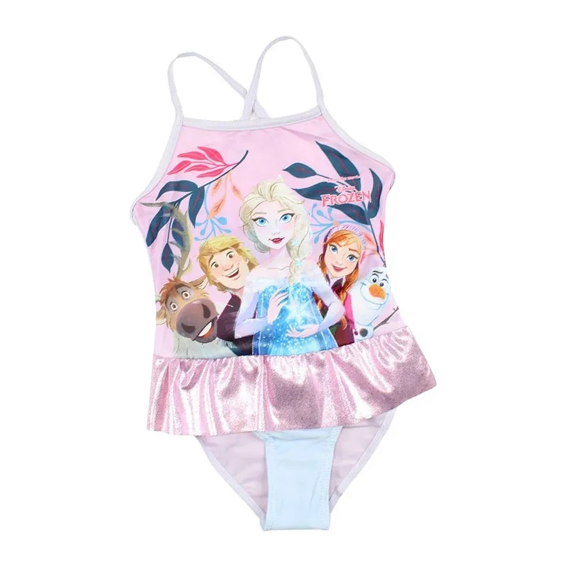 Maillot de bain fille La Reine des Neiges - Rose-0