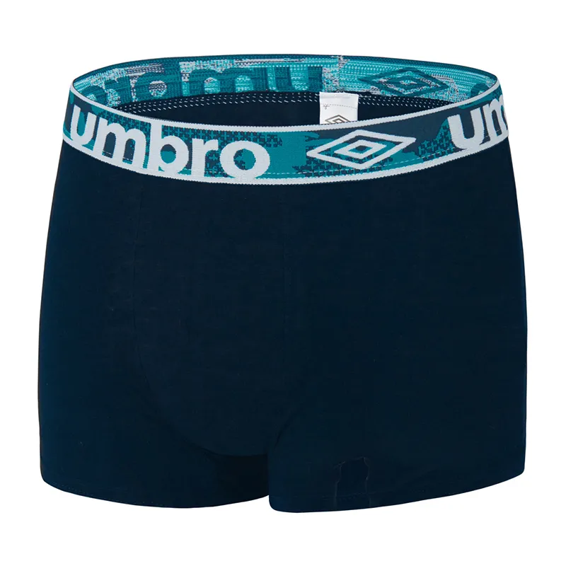 5 Boxers Homme Umbro - Noir/Gris/Bleu-2