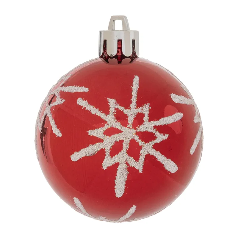 Kit décos de sapin Rouge/Blanc - 44pcs-4