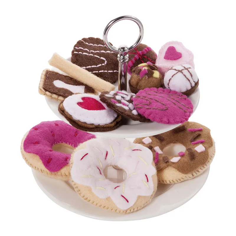 Kit créatif Pâtisserie en feutrine - 20pcs-1