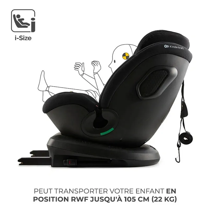 Siège auto 360° XPEDITION 3 i-Size/Isofix 40-150cm - Noir-4
