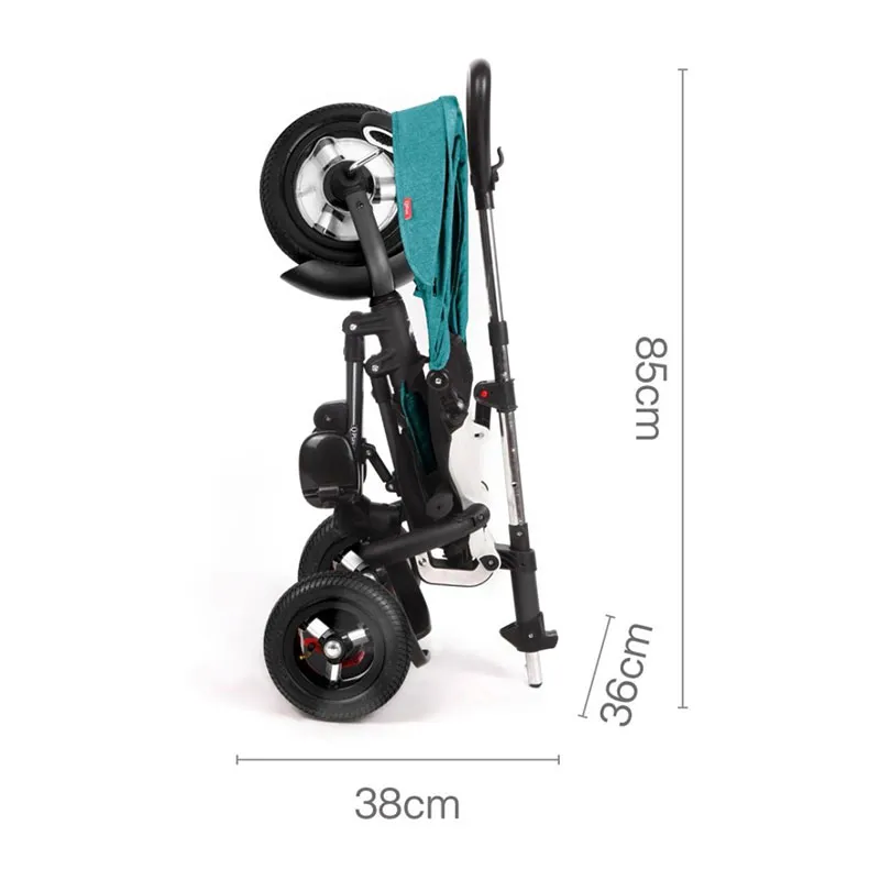 Tricycle Rito caoutchouc Vert - 18m+-3
