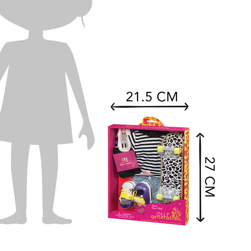 Tenue Skate Gris - Poupée 46cm-3