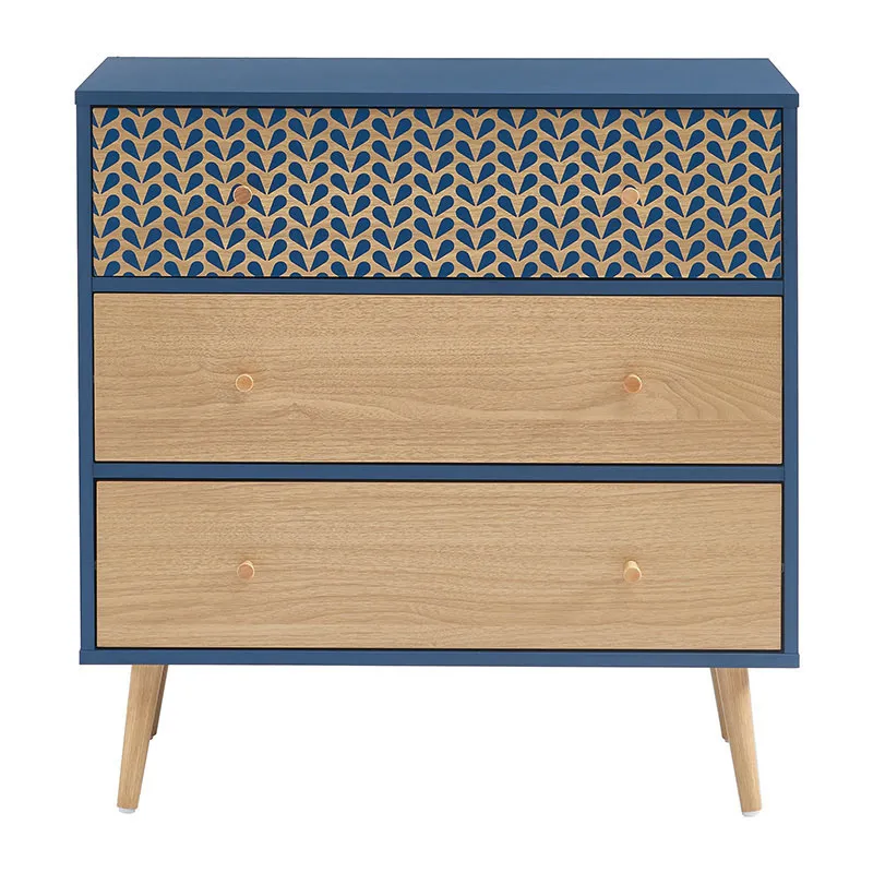 Commode Capucine Bleu pétrole - 78x39.5x80cm-4