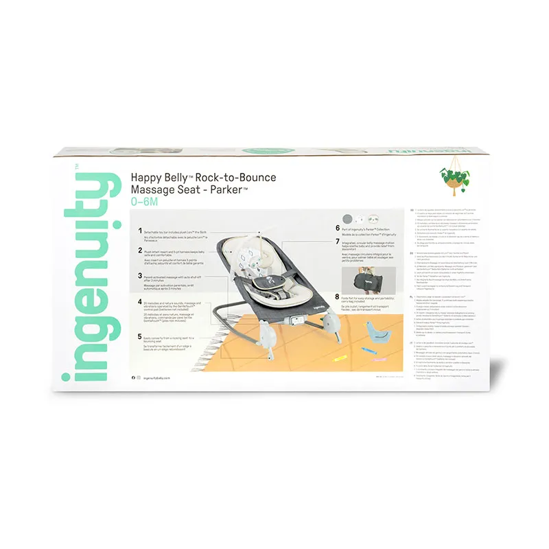 Transat vibrant et massant Happy Belly Parker - 0m+-19