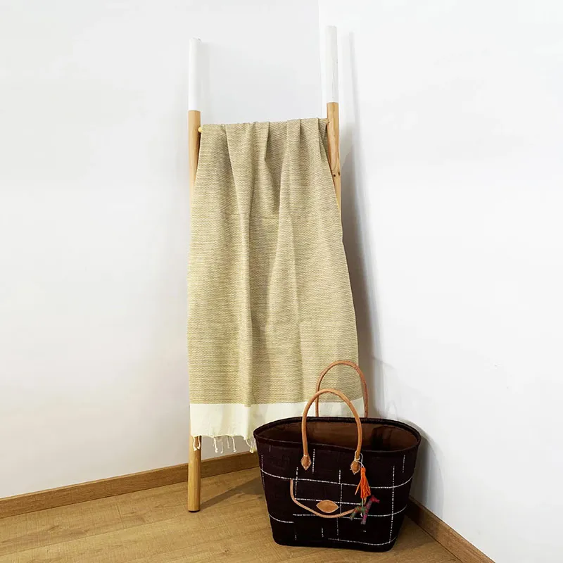 Fouta Athena XL Beige - 200x200cm-1