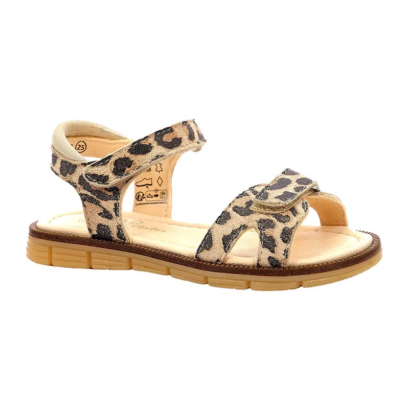 Sandales Enfant Grekia - Beige Léopard-0
