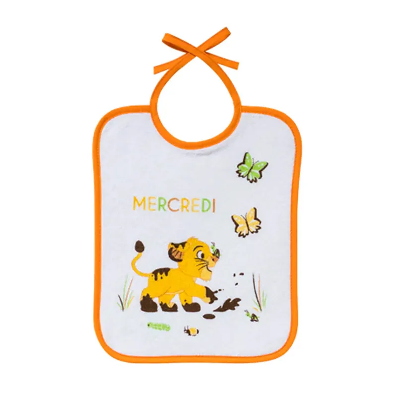 7 Bavoirs Naissance Roi Lion - 20x25cm-3