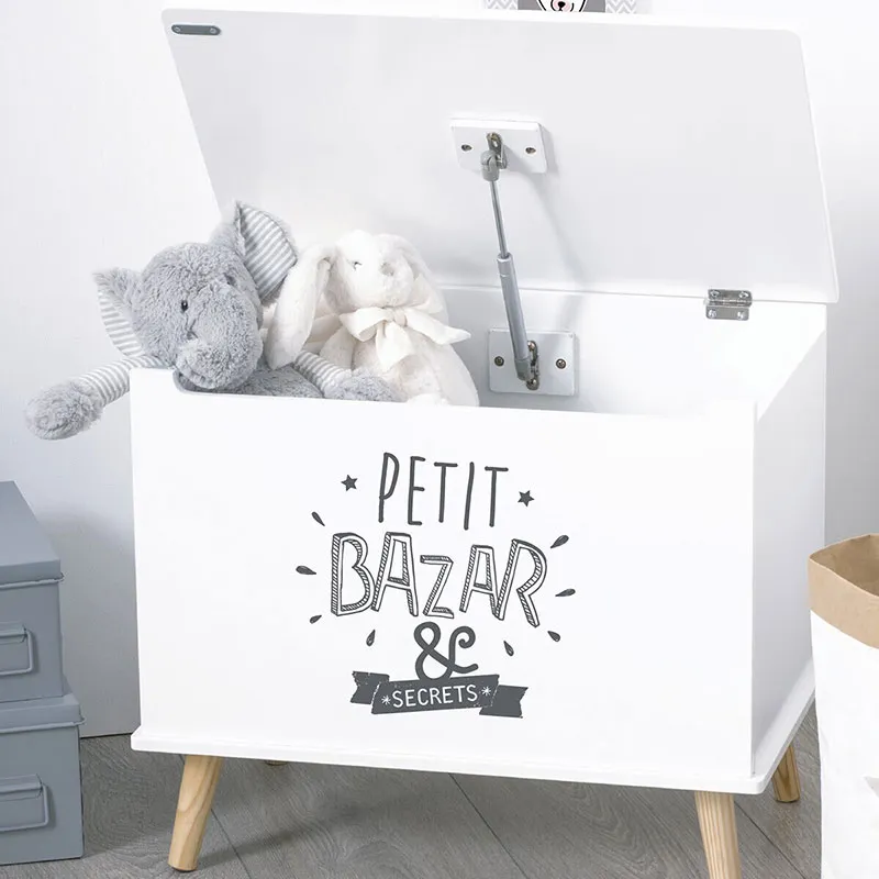 Coffret Petit bazar Blanc/Naturel - 58x48cm-6
