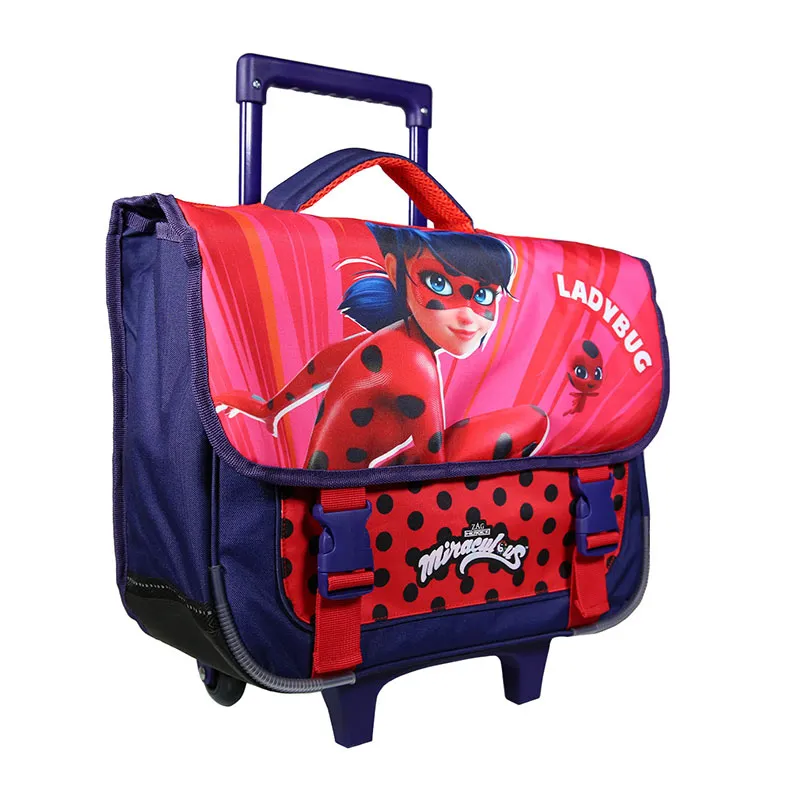 Cartable à roulettes Miraculous - 38x31cm-7