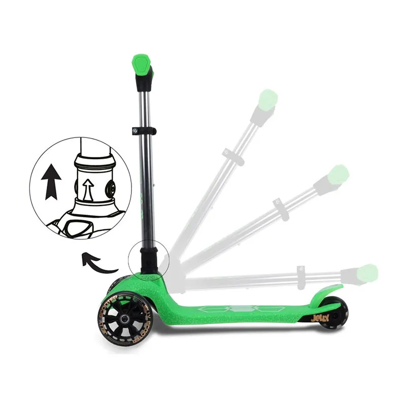 Trotinette 3 roues Scooter Jelly Vert - 18m+-9