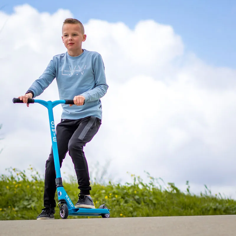 Trottinette micro Ramp Bleu - 7+-5