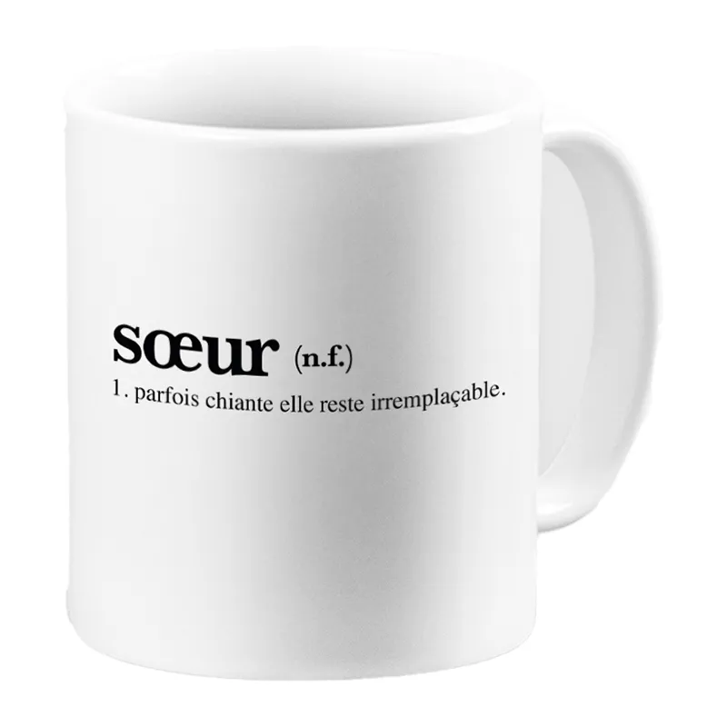 Mug Soeur definition 2 - Blanc-0