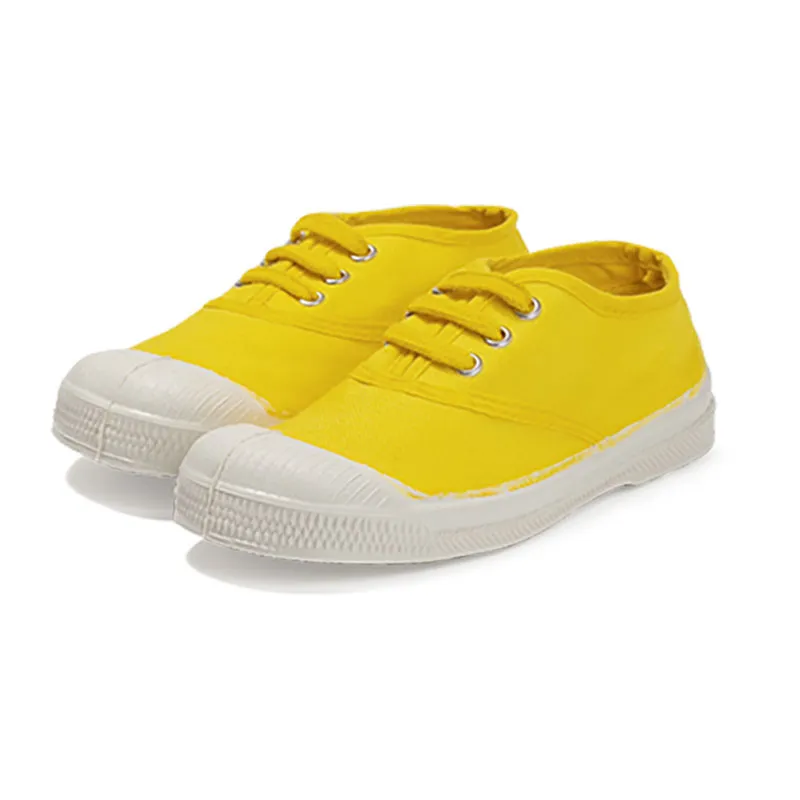 Tennis à lacets Enfant - Jaune Citron-1
