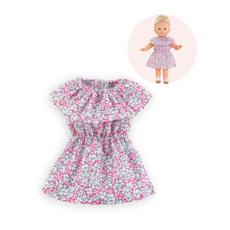 Robe fleurie poupée ma Corolle 36cm - 4+-0