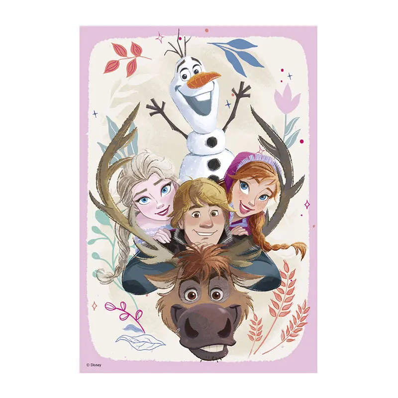 2 Puzzles 77pcs La Reine des Neiges - 5+-2