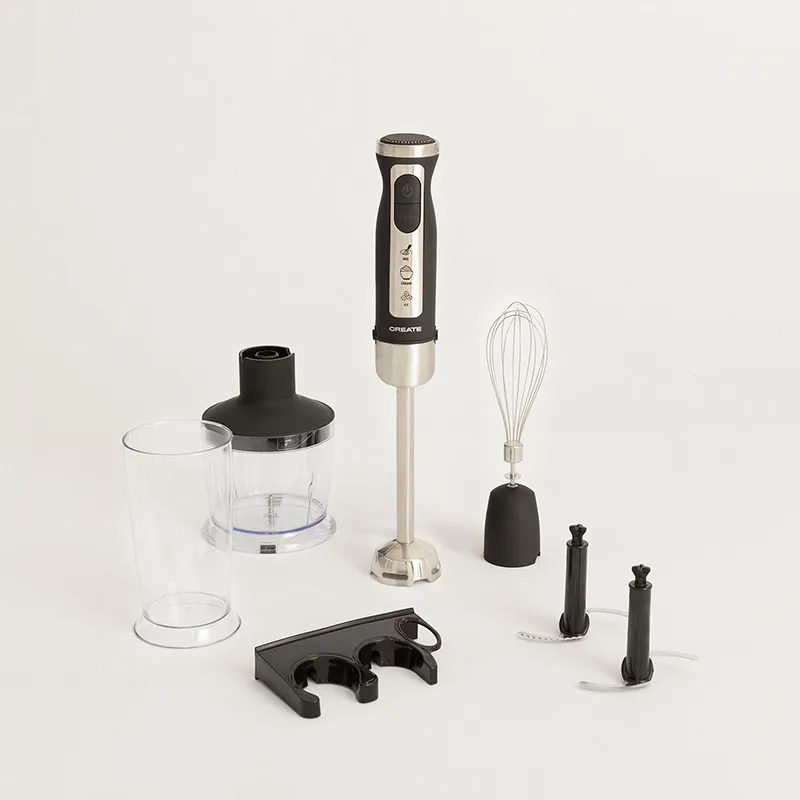 Mixeur plongeant avec accessoires - 1500W-0