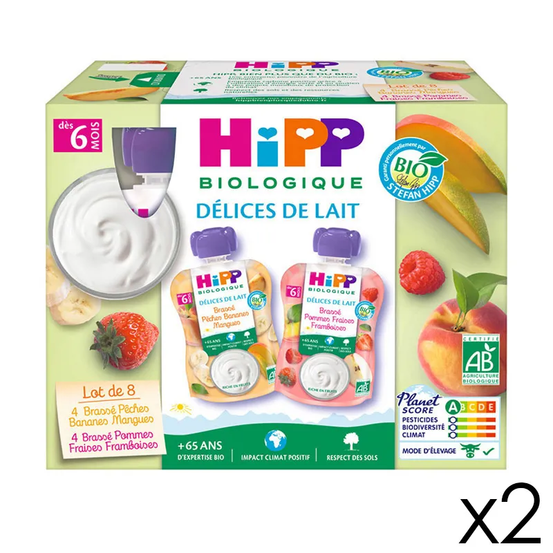 16 Gourdes Brassées 2 Saveurs BIO 90g - 2x8-0