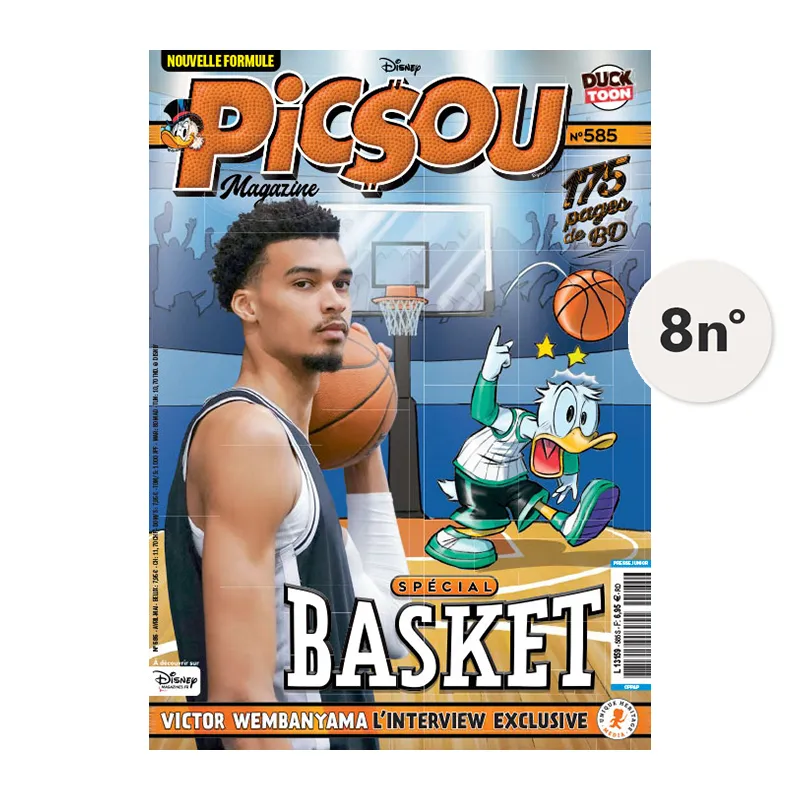 Abo.1an Picsou Magazine 8n° - 8+ -0