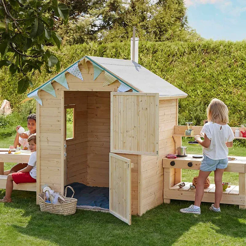Maisonnette + table + mini cuisine Blanche - 36m+-5