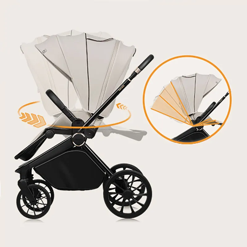 Duo Poussette Mika Plus + Nacelle Green Olive - 0m+-29