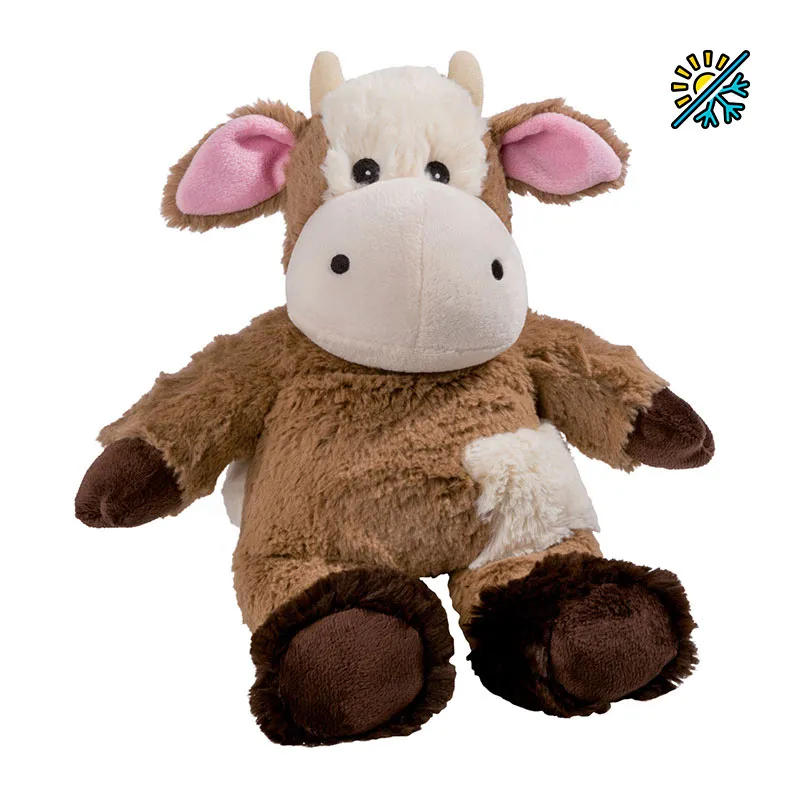 Peluche bouillotte Vache 33cm - 0m+-0