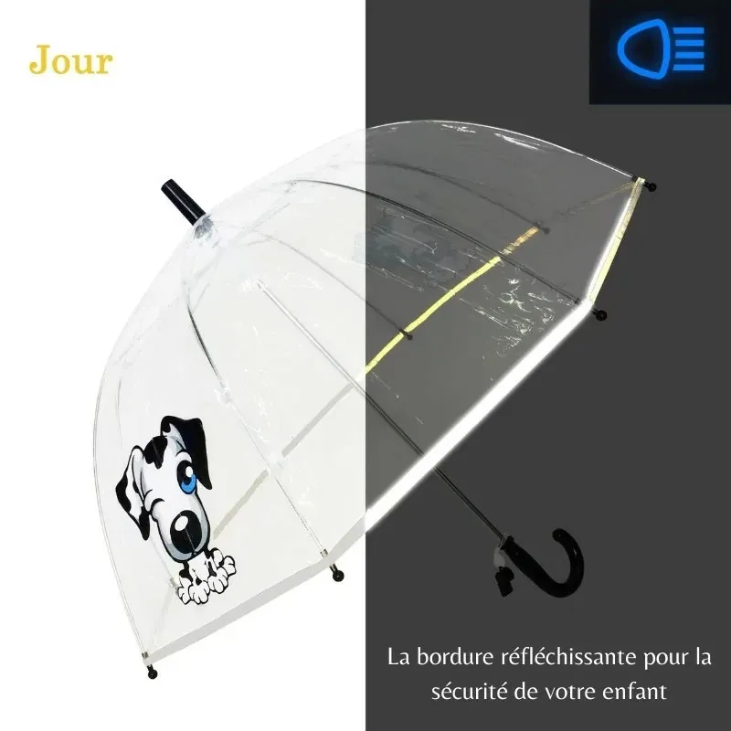 Parapluie cloche Chien Smati - Transparent-1