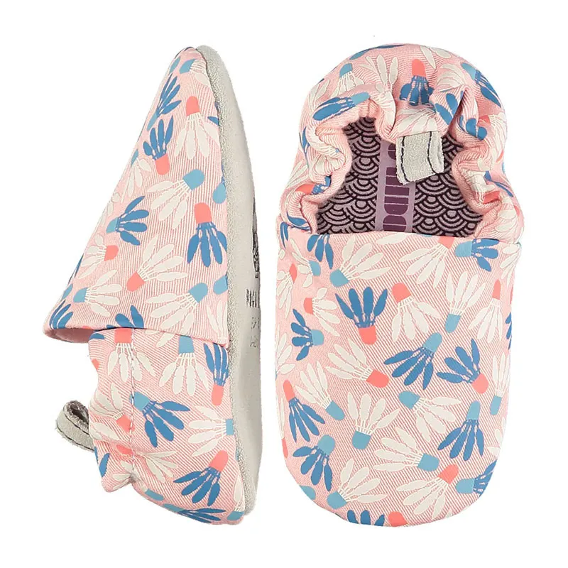 Chaussons Mini Shoes Badminton COTON - Rose/Bleu - POCO NIDO-0