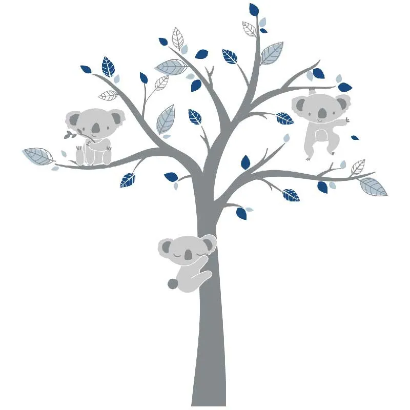 Stickers - Koalas perchés dans l'arbre-3