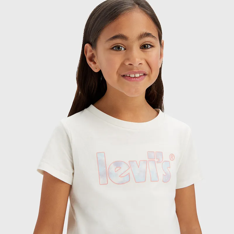 T-shirt Logo Tie Dye - Blanc Alyssum-0