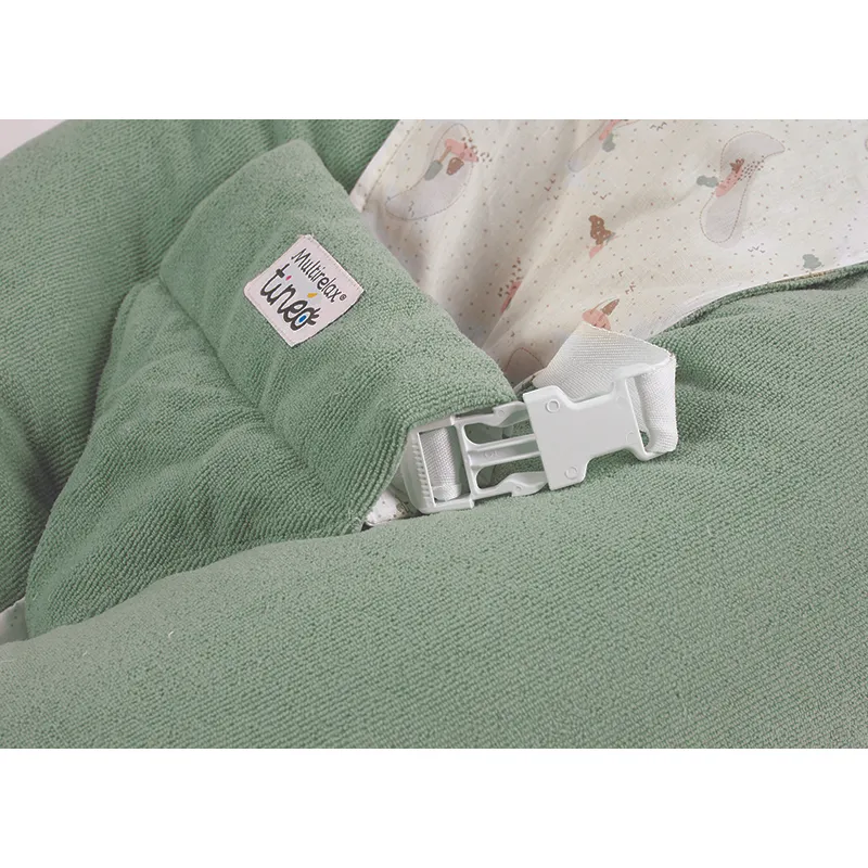 Coussin de maternité 3en1 Vert sauge - 78x44x150cm-9