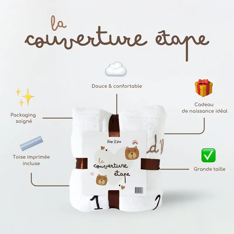 Couverture Étape + Kit d’empreintes - 100x130cm-5