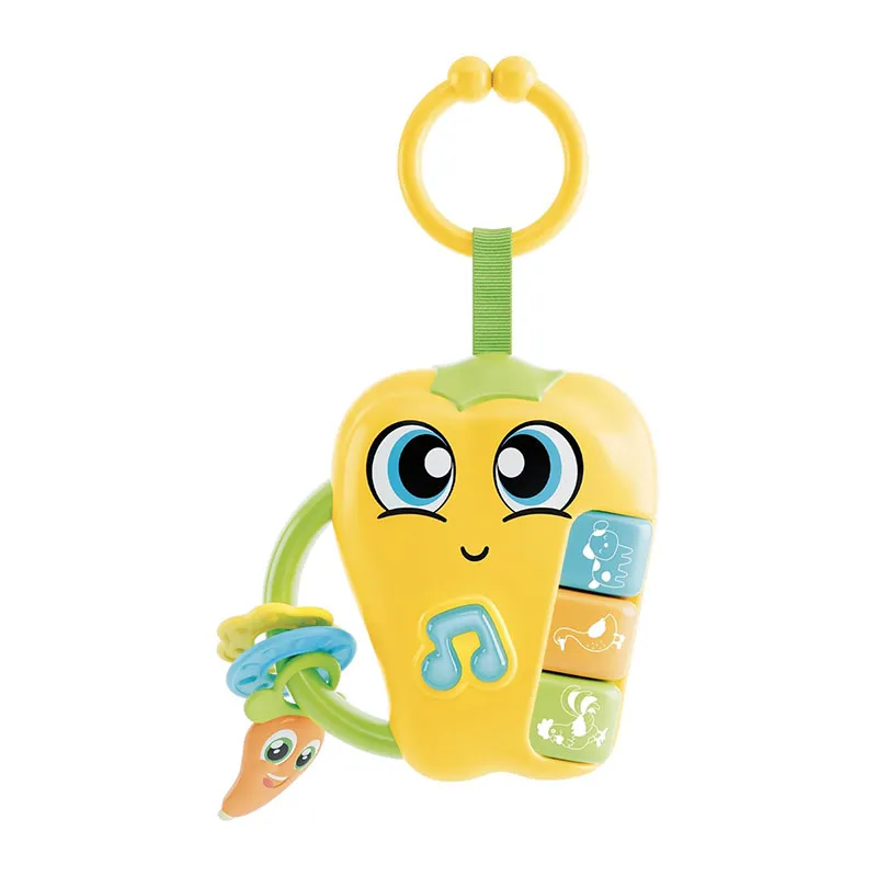 Hochet électronique Carotina Baby Poivron- 3m+-0