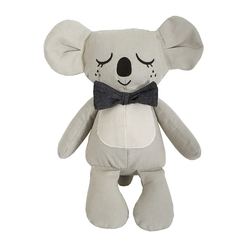 Peluche Coton BIO Kody le Koala - Gris-0