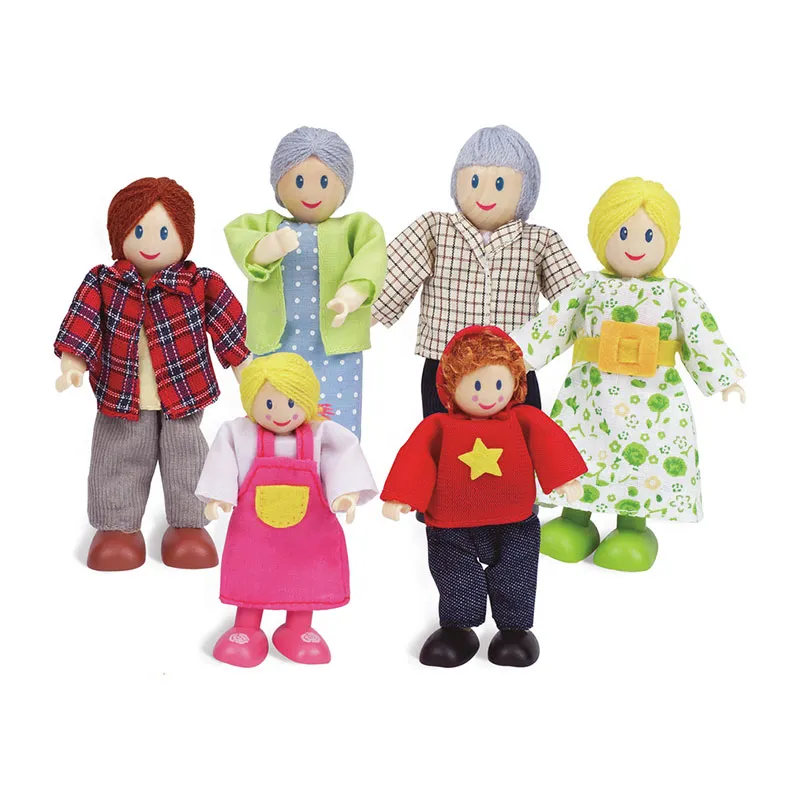 Poupée en bois Famille Richard - 36m+-0