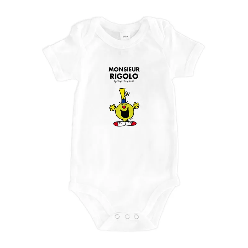 Body Monsieur rigolo - Blanc-0