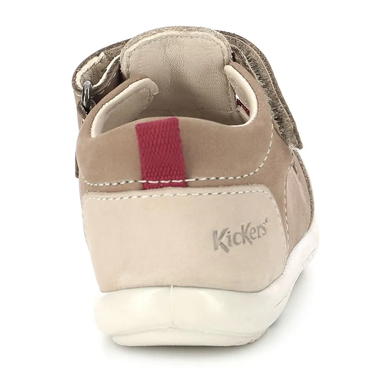 Sandales Klony - Beige/Rouge-3