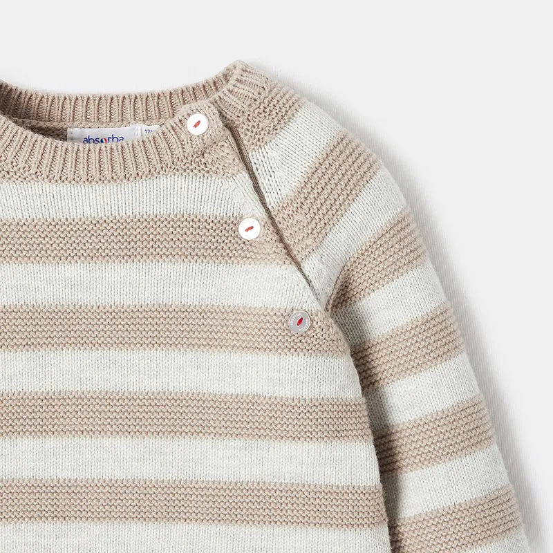 Pull Garcon - Beige mulot-2