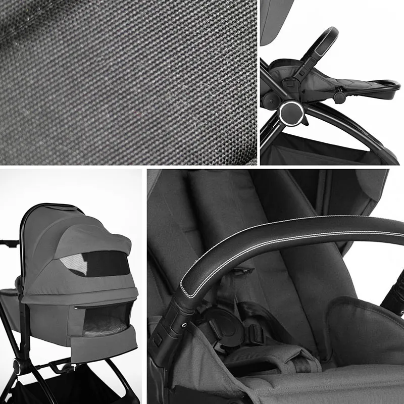 Duo Poussette Compacte Harmony Gris - 0m+-14